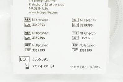 Integra NL8505070 Sundt External Carotid Endrarterectomy Shunt 3mm x4mm x30cm(x)